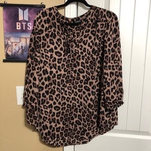Torrid Leopard Print Blouse